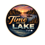 time on the lake sunset logo